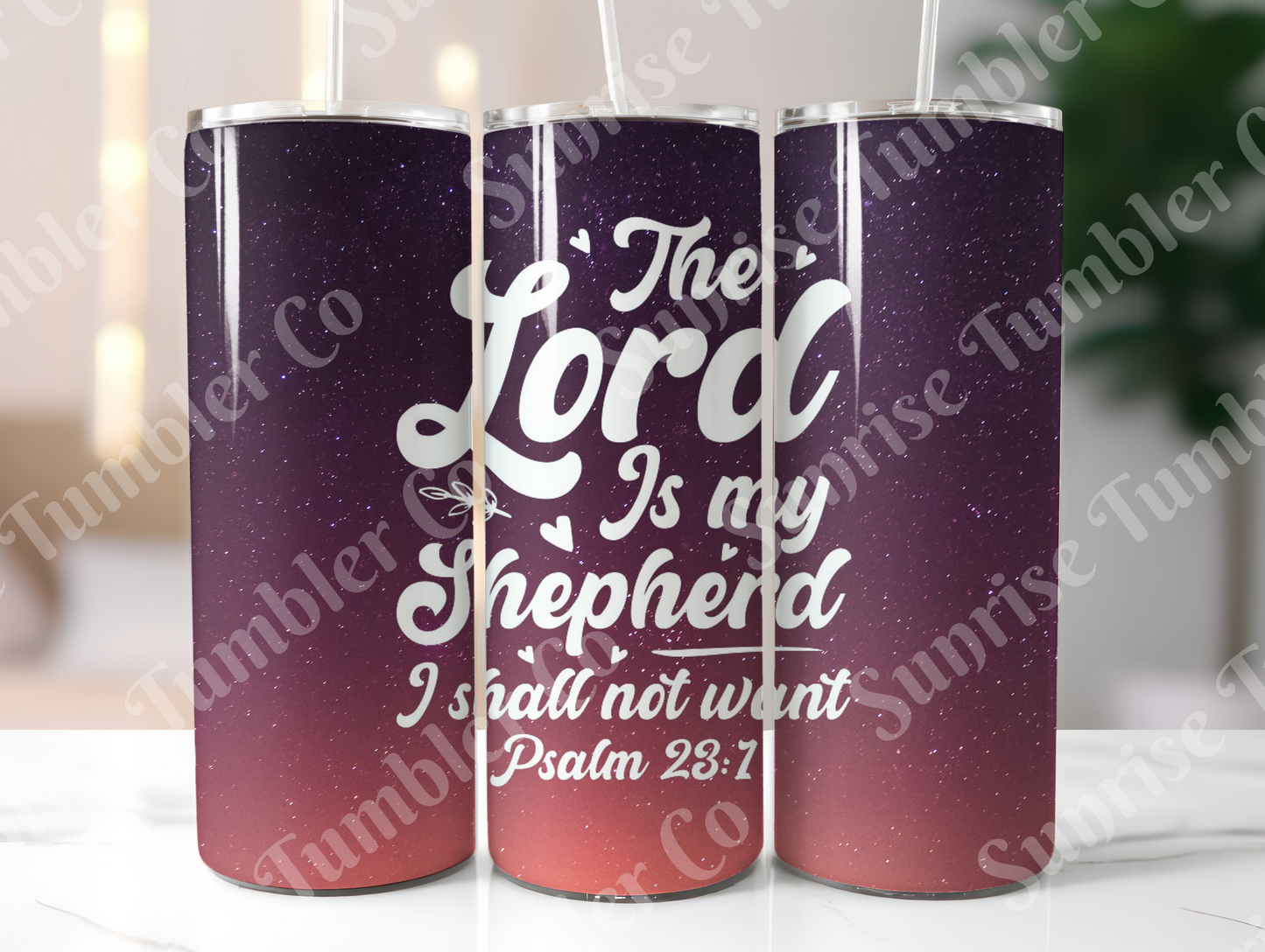 Bible Verses Variety Part 2 - 20 oz or 30 oz Tumbler (Glow In The Dark Option Available)