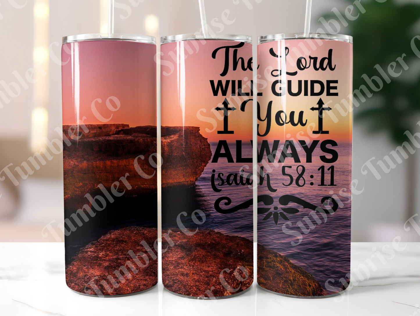 Bible Verses Variety Part 2 - 20 oz or 30 oz Tumbler (Glow In The Dark Option Available)