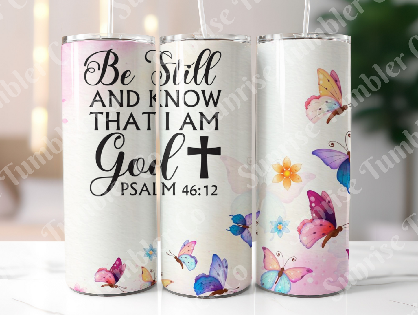 Bible Verses Variety Part 2 - 20 oz or 30 oz Tumbler (Glow In The Dark Option Available)