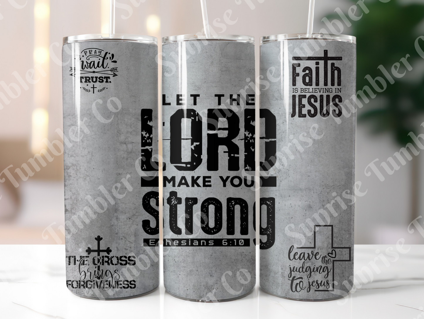 Bible Verses Variety Part 2 - 20 oz or 30 oz Tumbler (Glow In The Dark Option Available)