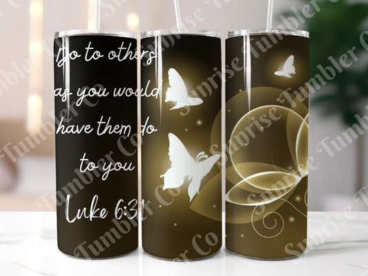 Bible Verses Variety Part 3 - 20 oz or 30 oz Tumbler (Glow In The Dark Option Available)