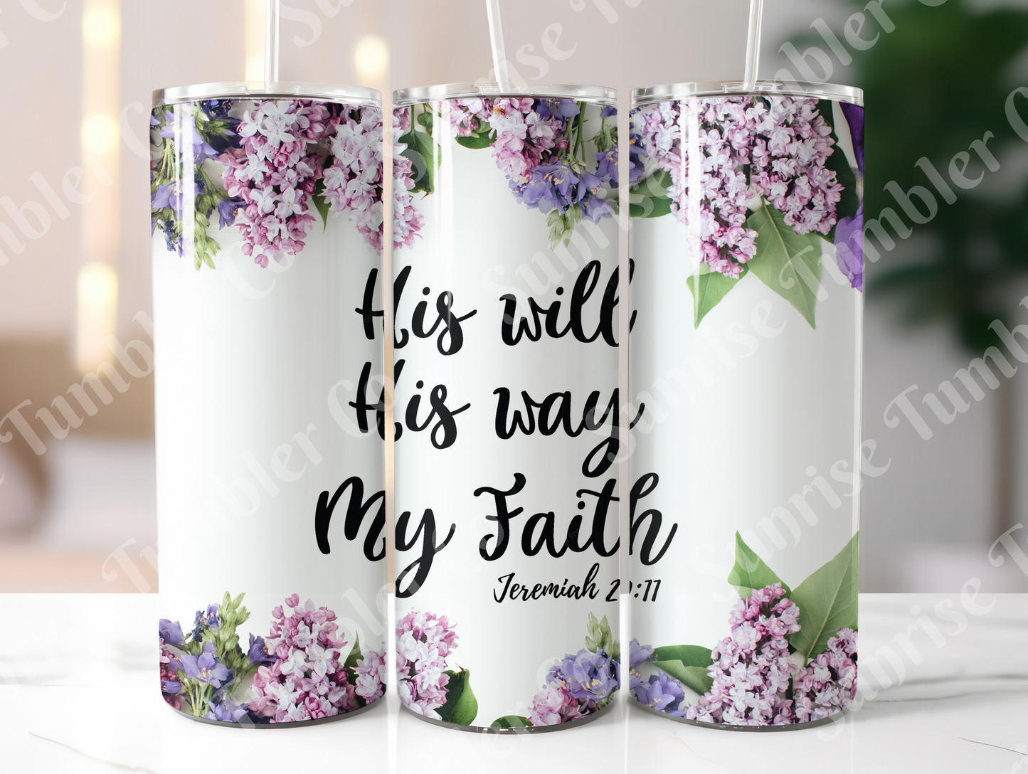 Bible Verses Variety Part 3 - 20 oz or 30 oz Tumbler (Glow In The Dark Option Available)