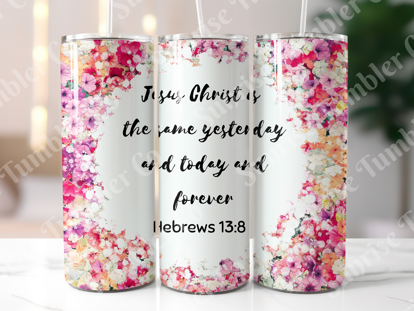 Bible Verses Variety Part 3 - 20 oz or 30 oz Tumbler (Glow In The Dark Option Available)