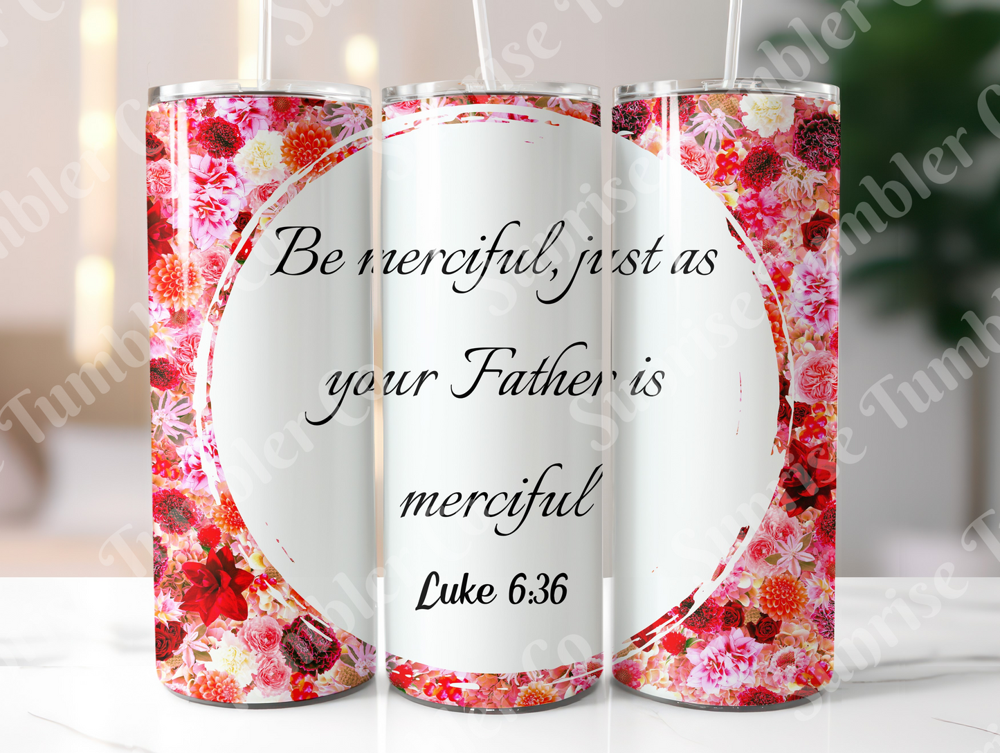 Bible Verses Variety Part 3 - 20 oz or 30 oz Tumbler (Glow In The Dark Option Available)