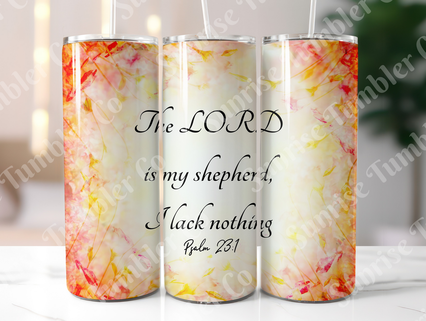 Bible Verses Variety Part 3 - 20 oz or 30 oz Tumbler (Glow In The Dark Option Available)