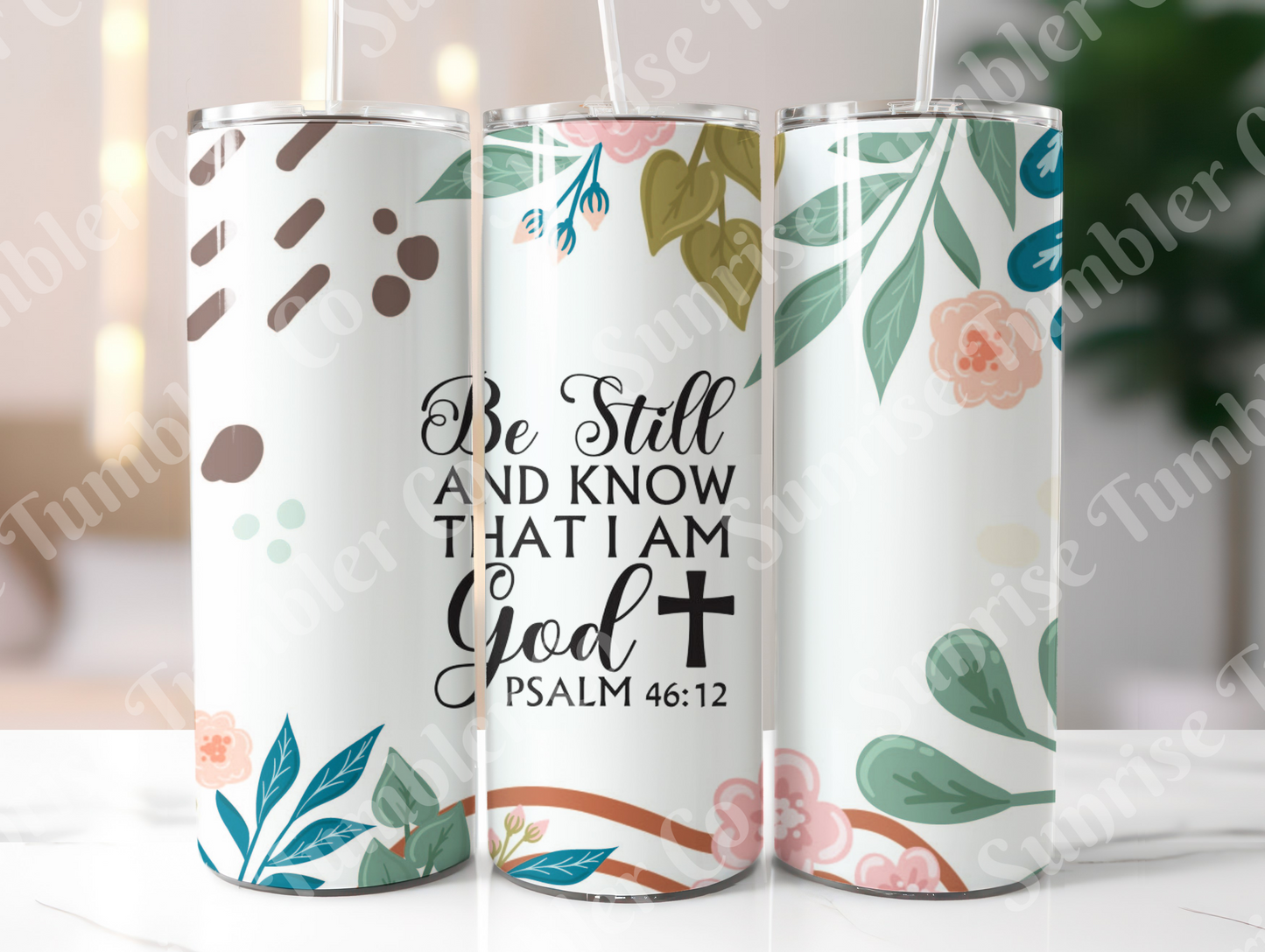 Bible Verses Variety Part 3 - 20 oz or 30 oz Tumbler (Glow In The Dark Option Available)