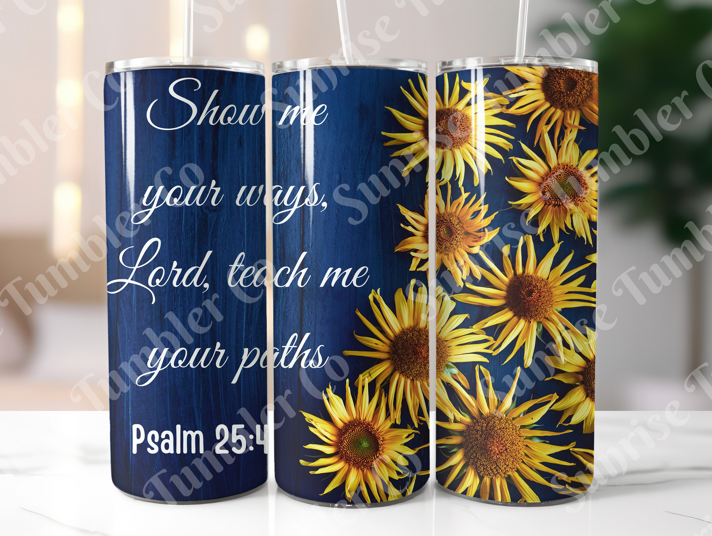 Bible Verses Variety Part 3 - 20 oz or 30 oz Tumbler (Glow In The Dark Option Available)