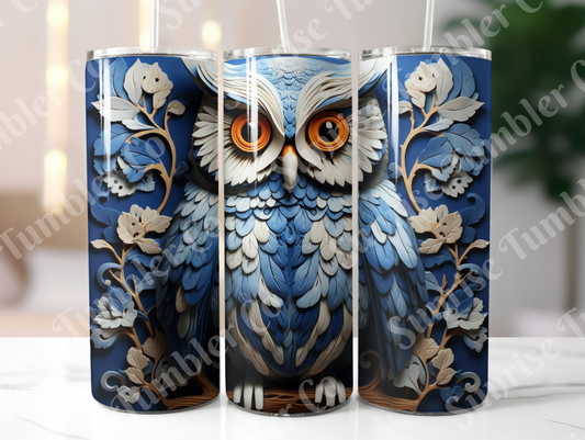 Owl Variety Part 2 - 20oz and 30oz Tumblers (Glow In The Dark Green And Blue Available)