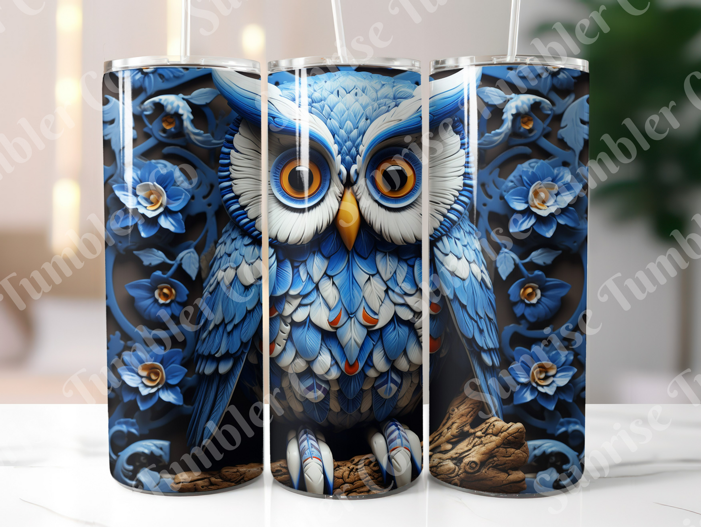 Owl Variety Part 2 - 20oz and 30oz Tumblers (Glow In The Dark Green And Blue Available)