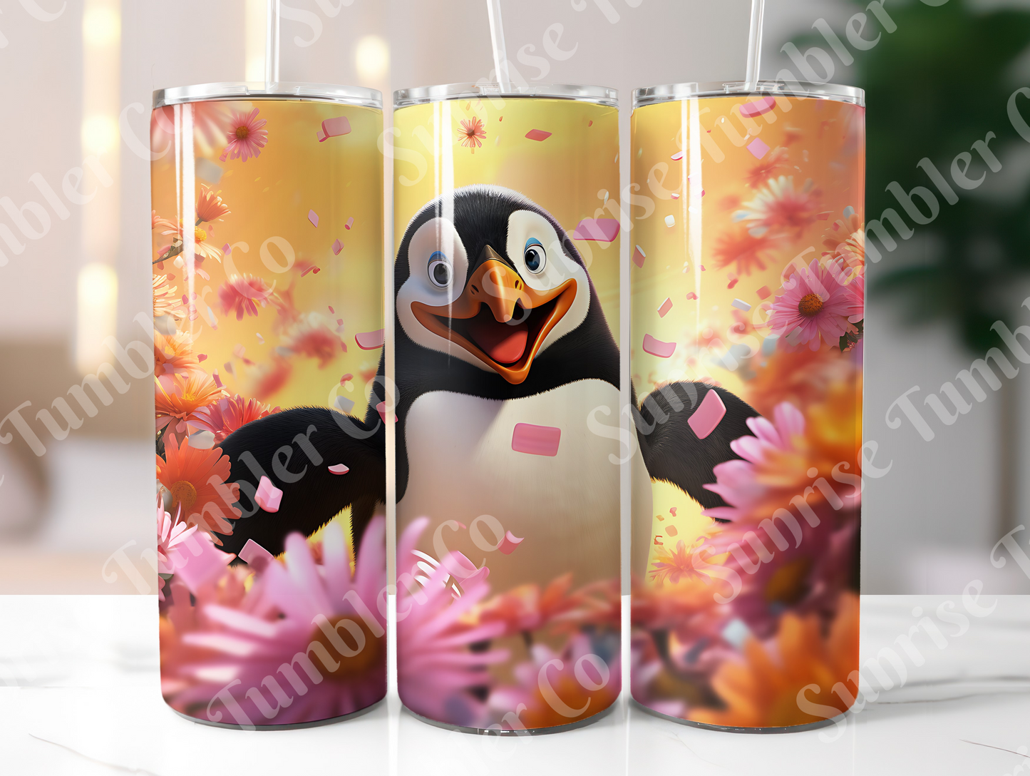 Penguin Variety Part 1 - 20oz and 30oz Tumblers (Glow In The Dark Green And Blue Available)