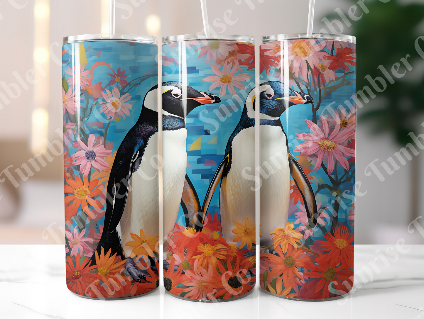 Penguin Variety Part 1 - 20oz and 30oz Tumblers (Glow In The Dark Green And Blue Available)
