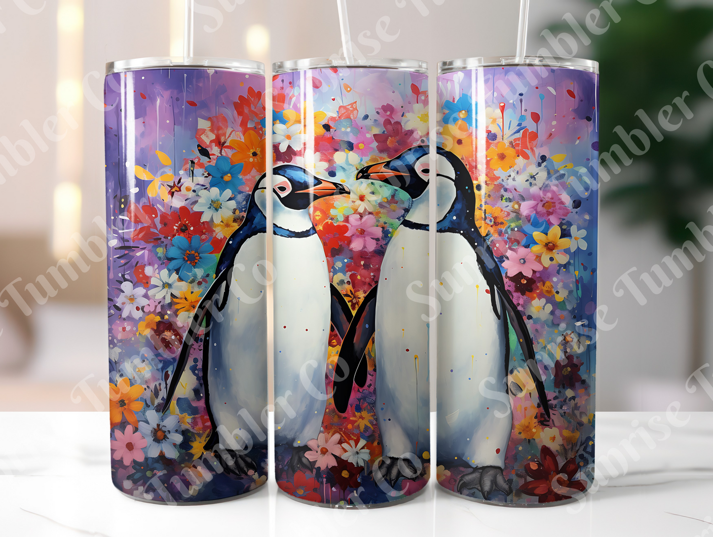 Penguin Variety Part 1 - 20oz and 30oz Tumblers (Glow In The Dark Green And Blue Available)