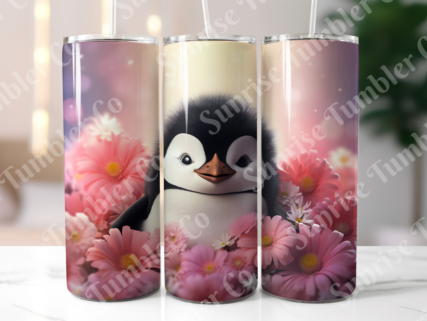 Penguin Variety Part 1 - 20oz and 30oz Tumblers (Glow In The Dark Green And Blue Available)
