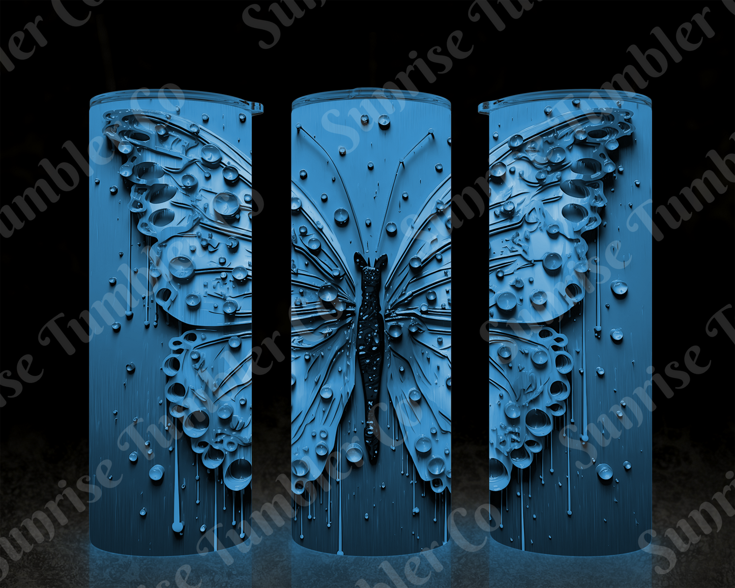 Butterflies Variety Part 4 - 20 oz and 30 oz Tumblers (Glow In The Dark Options Available)