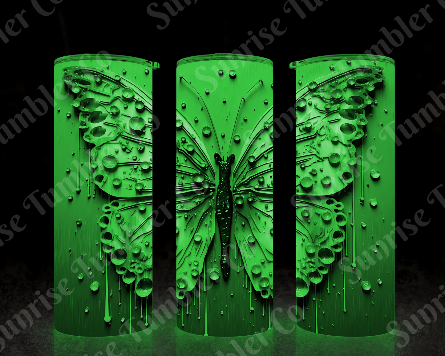 Butterflies Variety Part 4 - 20 oz and 30 oz Tumblers (Glow In The Dark Options Available)