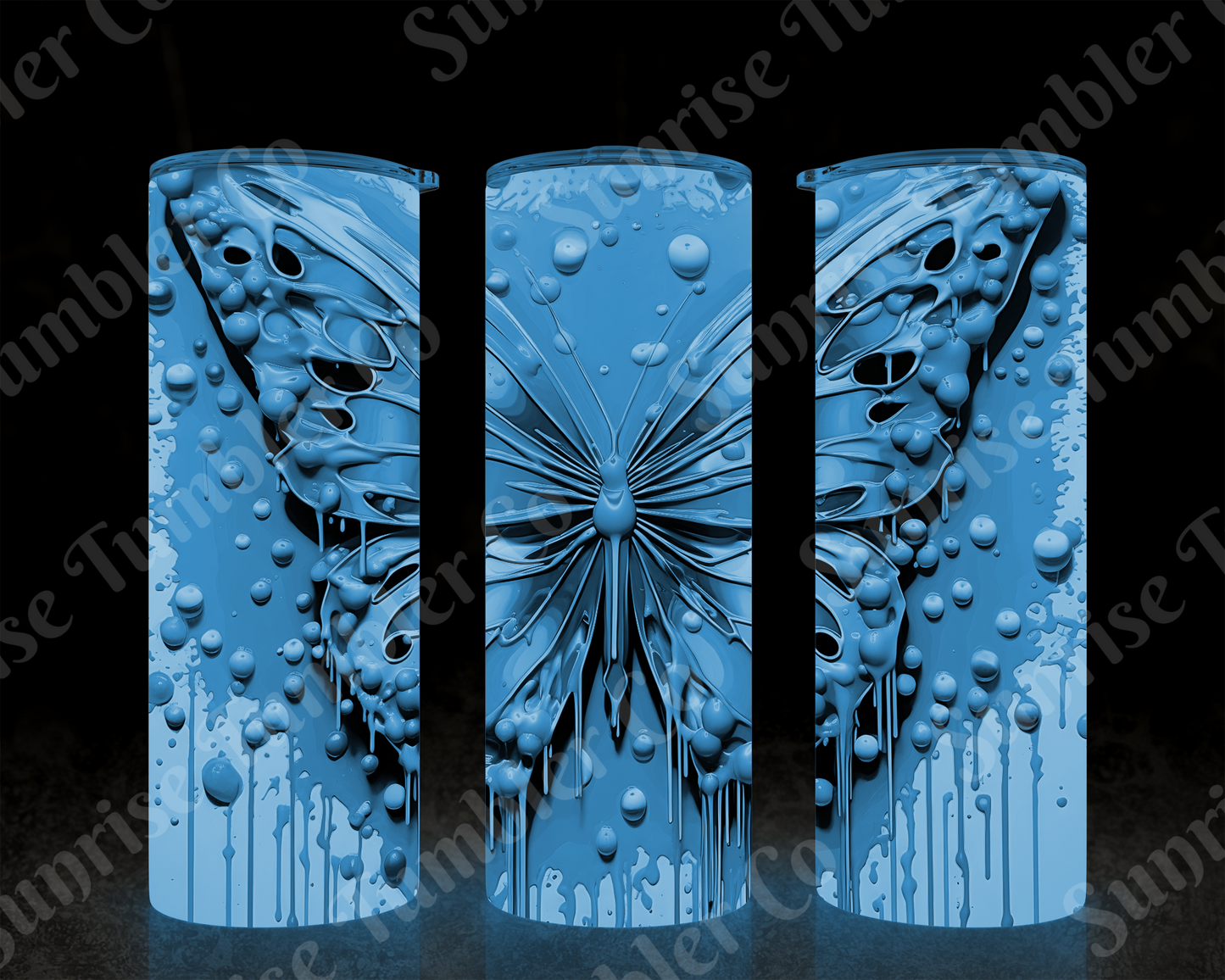 Butterflies Variety Part 4 - 20 oz and 30 oz Tumblers (Glow In The Dark Options Available)