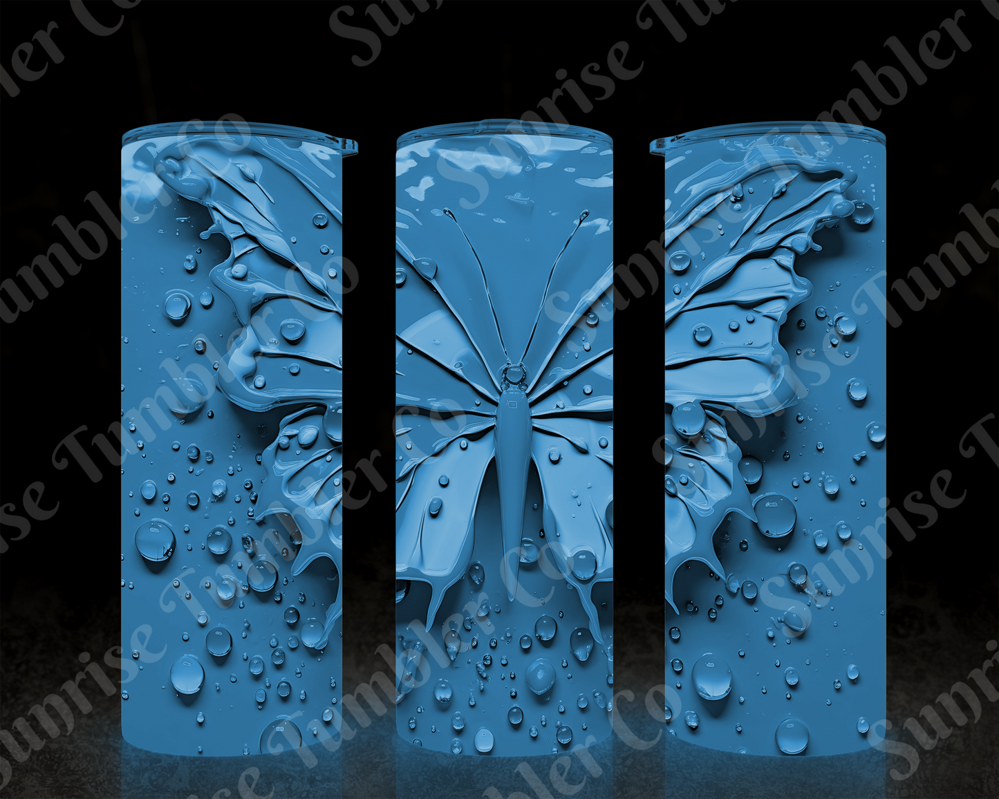 Butterflies Variety Part 4 - 20 oz and 30 oz Tumblers (Glow In The Dark Options Available)