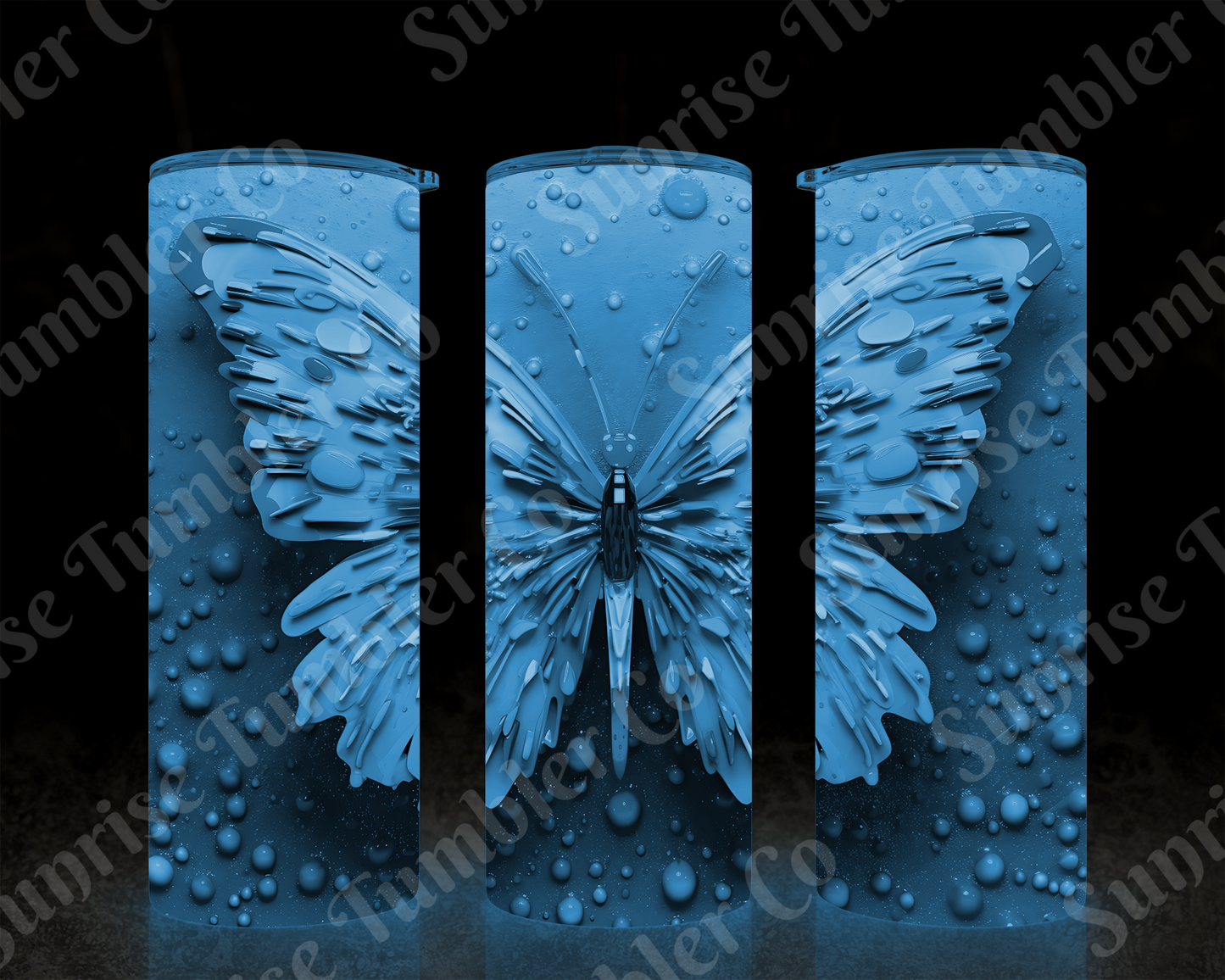 Butterflies Variety Part 4 - 20 oz and 30 oz Tumblers (Glow In The Dark Options Available)