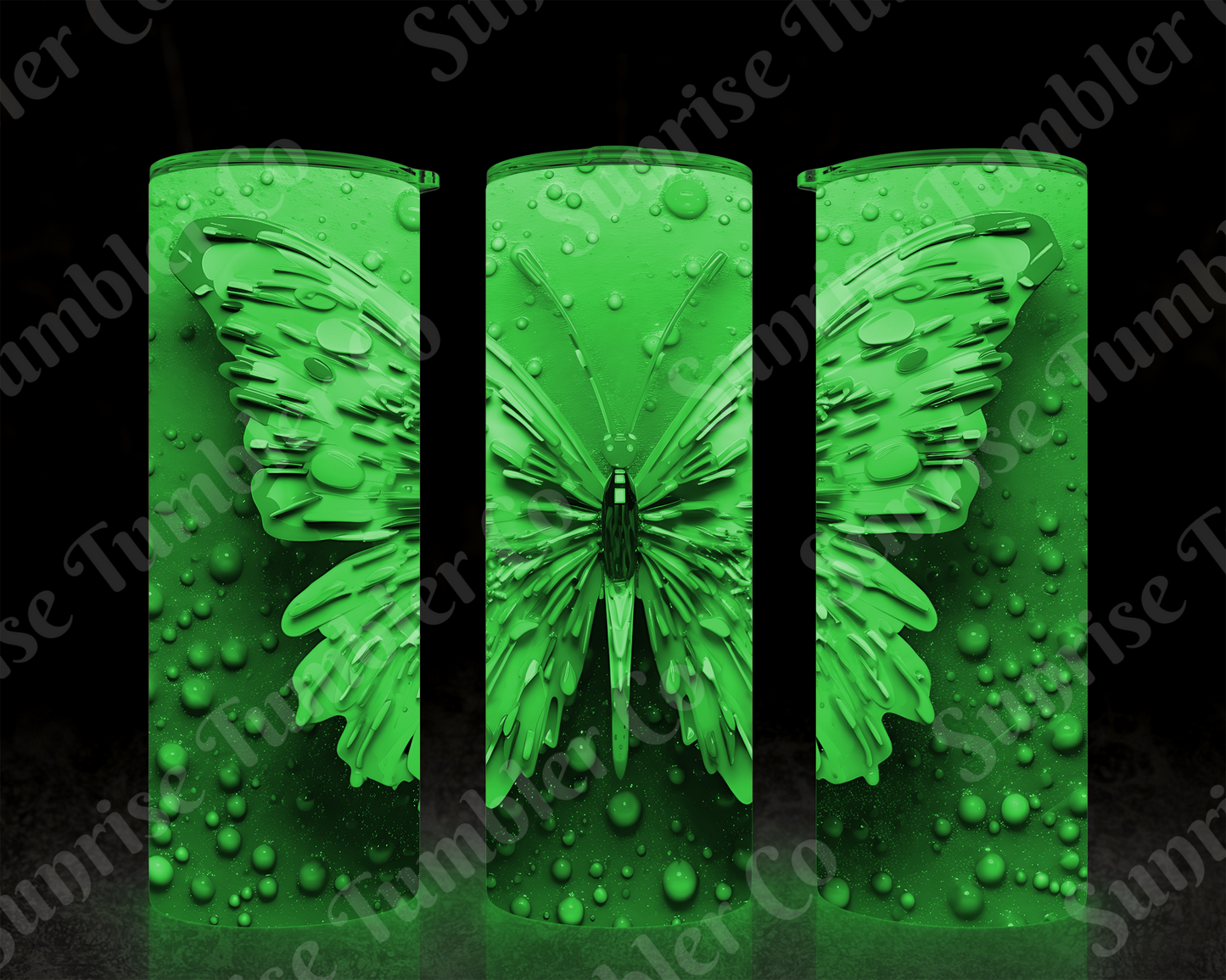 Butterflies Variety Part 4 - 20 oz and 30 oz Tumblers (Glow In The Dark Options Available)