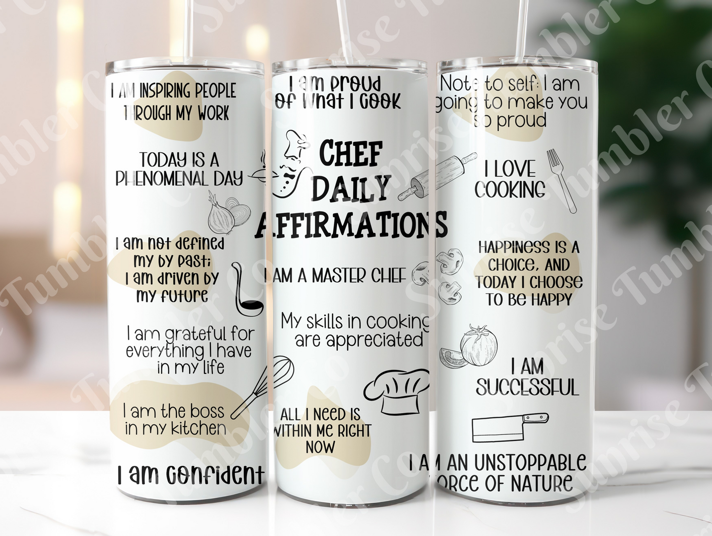 Positive and Inspirational Sayings Variety Part 3 - 20 oz and 30 oz Tumblers (Glow In The Dark Options Available)