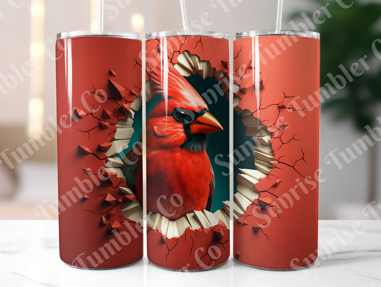 Cardinal Variety - 20oz and 30oz Tumblers (Glow In The Dark Green And Blue Available)