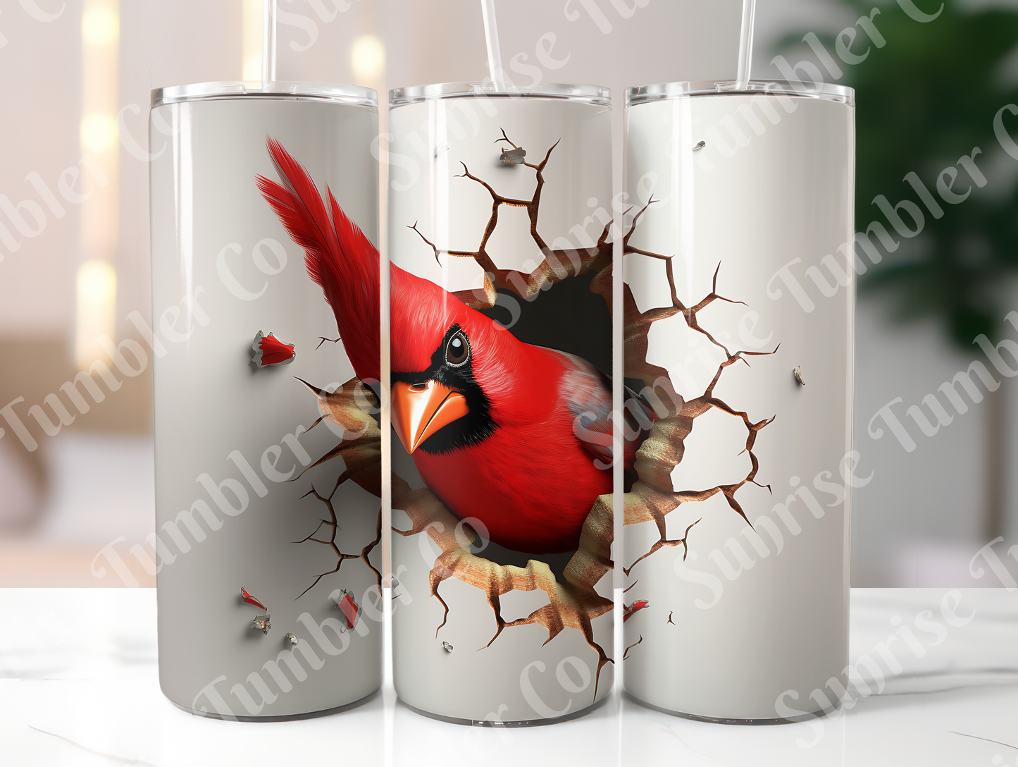 Cardinal Variety - 20oz and 30oz Tumblers (Glow In The Dark Green And Blue Available)