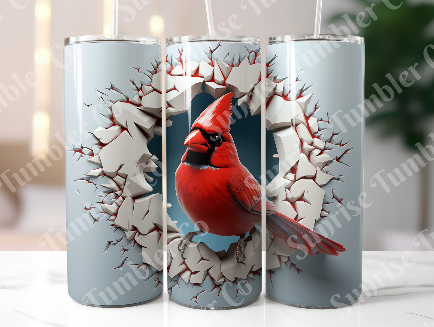 Cardinal Variety - 20oz and 30oz Tumblers (Glow In The Dark Green And Blue Available)