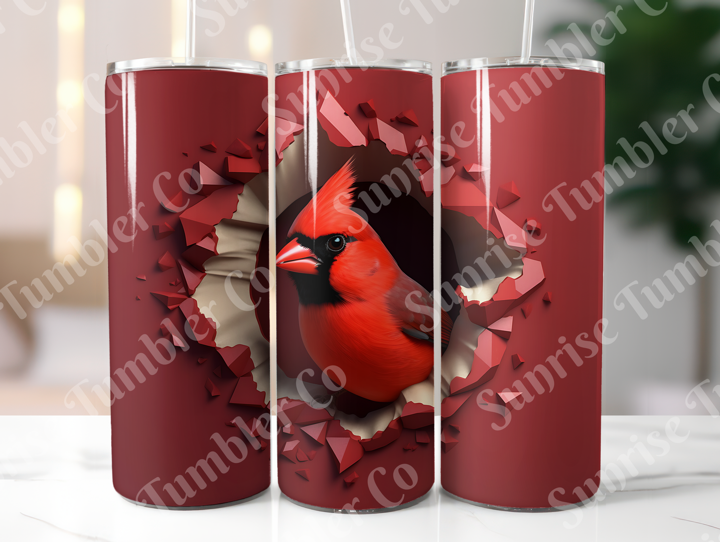 Cardinal Variety - 20oz and 30oz Tumblers (Glow In The Dark Green And Blue Available)