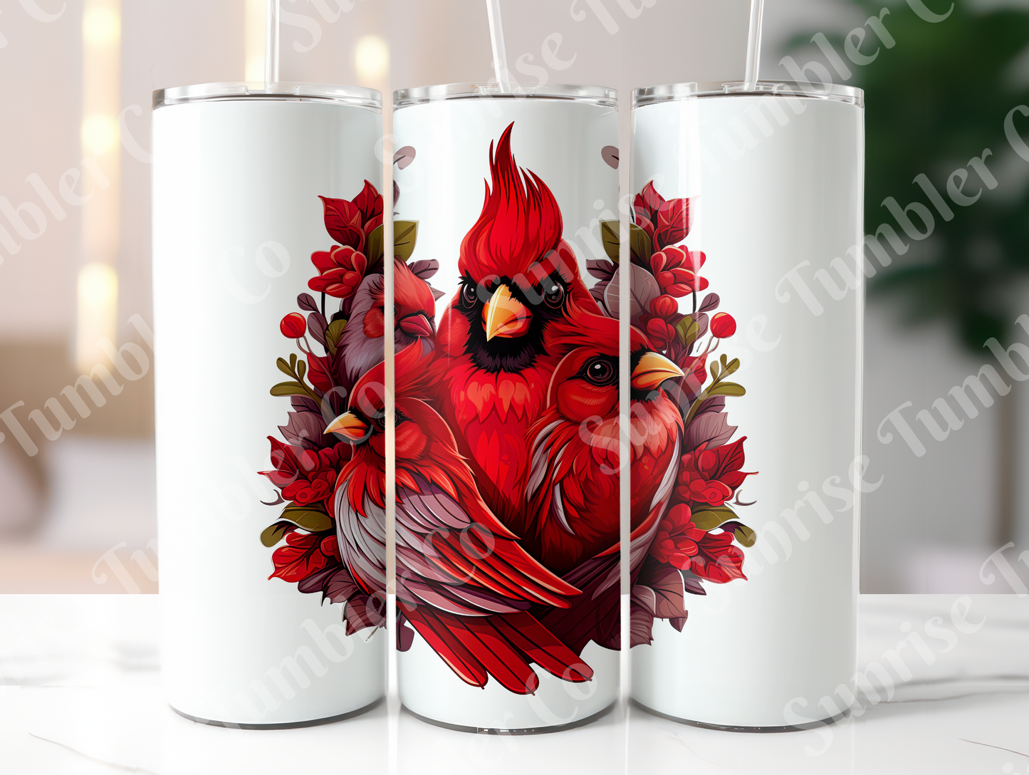 Cardinal Variety - 20oz and 30oz Tumblers (Glow In The Dark Green And Blue Available)