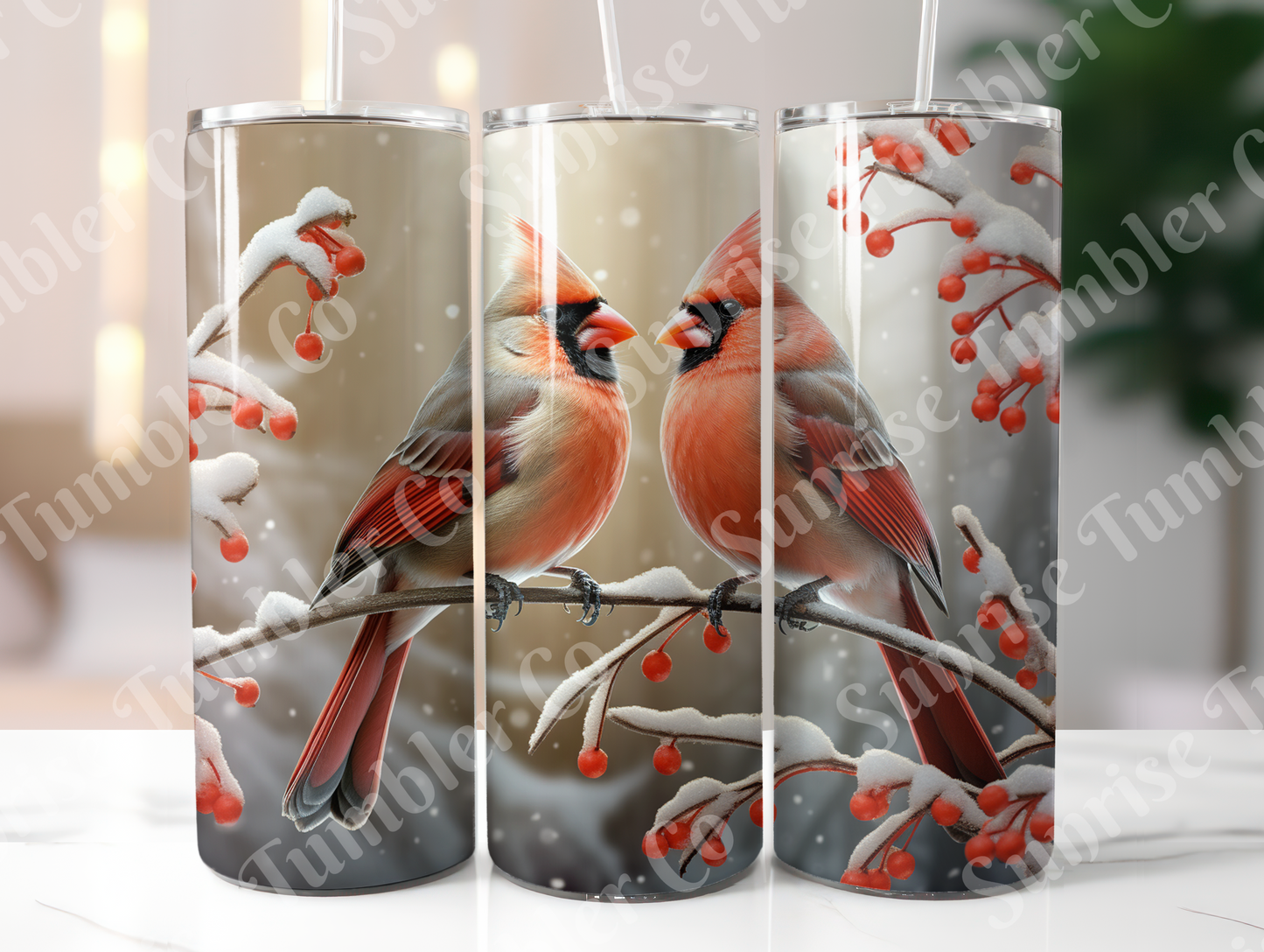 Cardinal Variety - 20oz and 30oz Tumblers (Glow In The Dark Green And Blue Available)