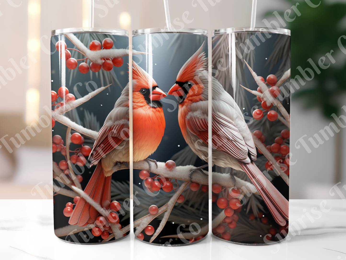 Cardinal Variety - 20oz and 30oz Tumblers (Glow In The Dark Green And Blue Available)