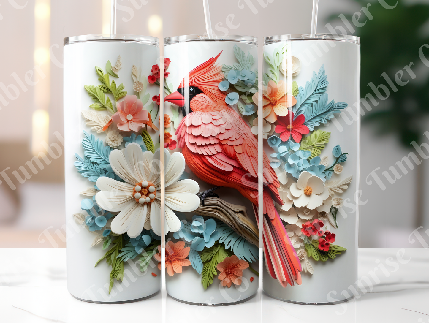 Cardinal Variety - 20oz and 30oz Tumblers (Glow In The Dark Green And Blue Available)