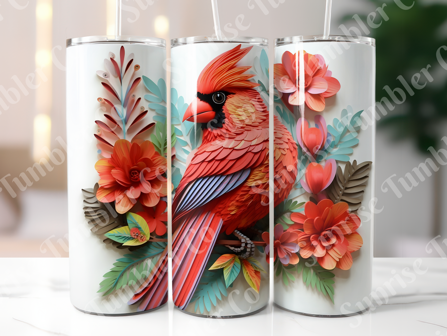 Cardinal Variety - 20oz and 30oz Tumblers (Glow In The Dark Green And Blue Available)