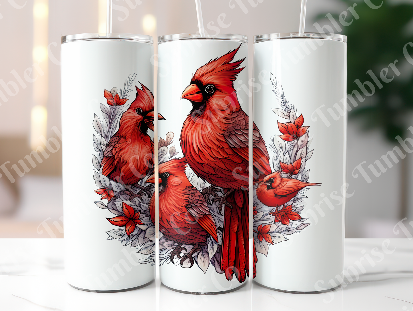 Cardinal Variety - 20oz and 30oz Tumblers (Glow In The Dark Green And Blue Available)