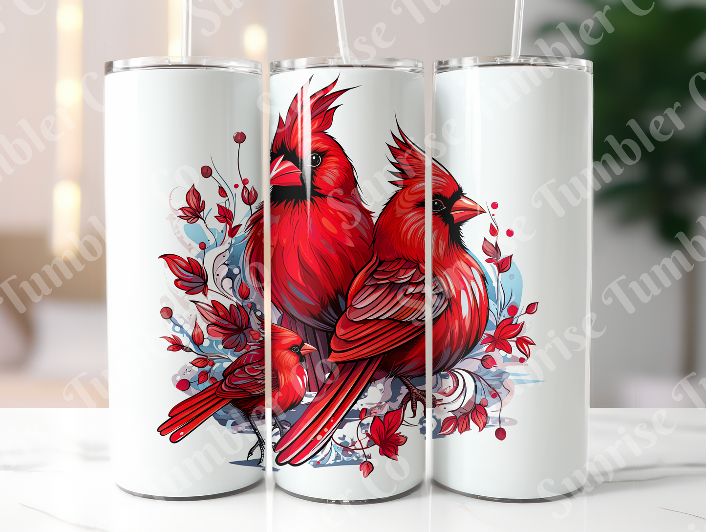 Cardinal Variety - 20oz and 30oz Tumblers (Glow In The Dark Green And Blue Available)