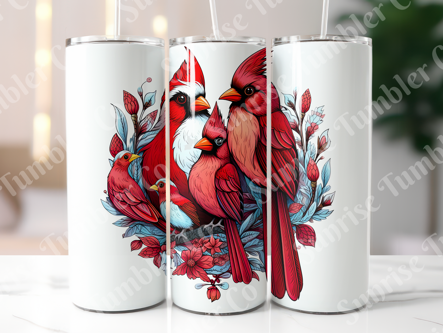 Cardinal Variety - 20oz and 30oz Tumblers (Glow In The Dark Green And Blue Available)