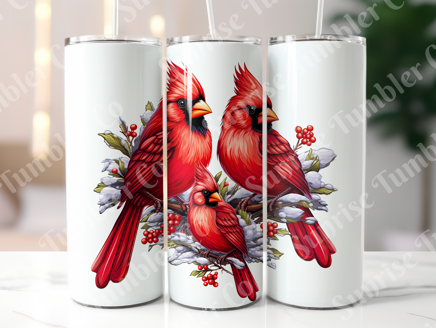Cardinal Variety - 20oz and 30oz Tumblers (Glow In The Dark Green And Blue Available)
