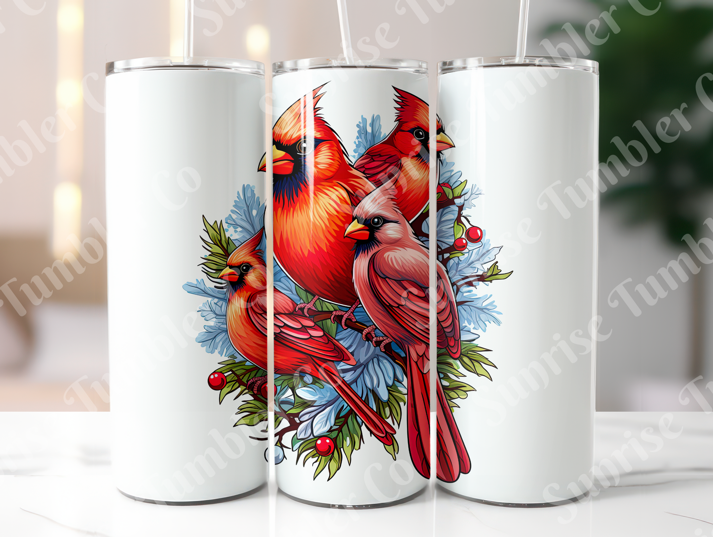 Cardinal Variety - 20oz and 30oz Tumblers (Glow In The Dark Green And Blue Available)