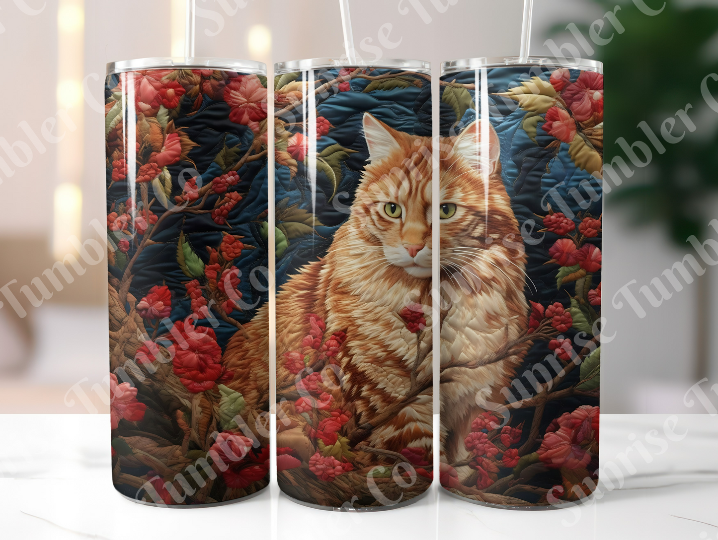 Cat Lovers Variety Part 1 - 20oz and 30oz Tumblers (Glow In The Dark Green And Blue Available)