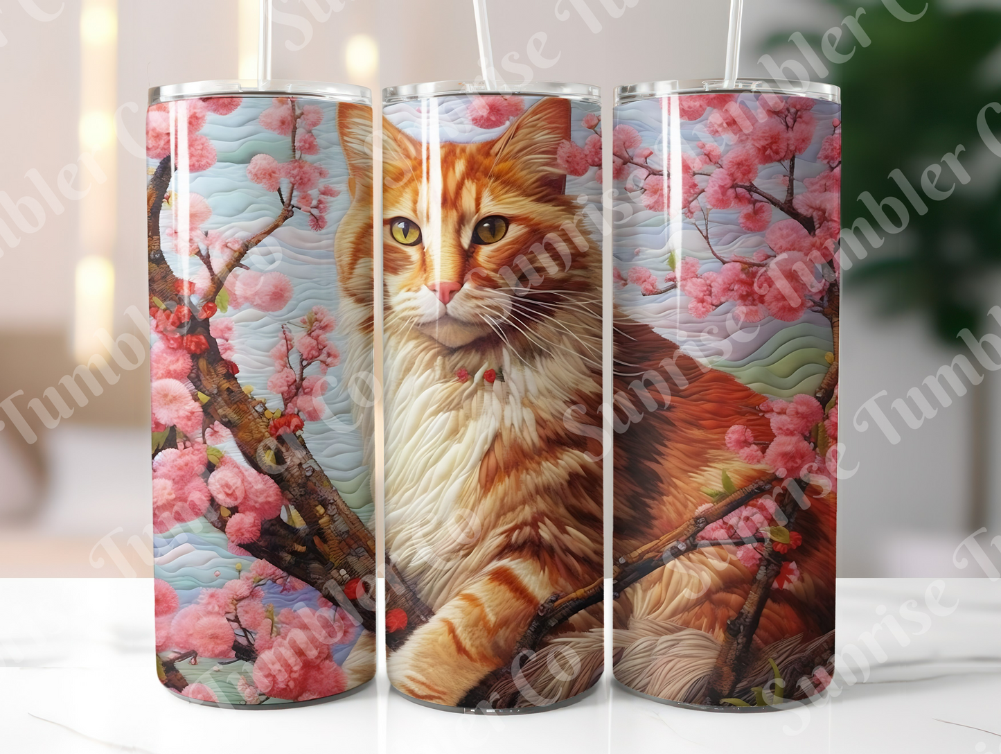 Cat Lovers Variety Part 1 - 20oz and 30oz Tumblers (Glow In The Dark Green And Blue Available)