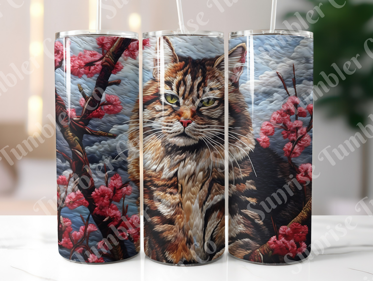Cat Lovers Variety Part 1 - 20oz and 30oz Tumblers (Glow In The Dark Green And Blue Available)