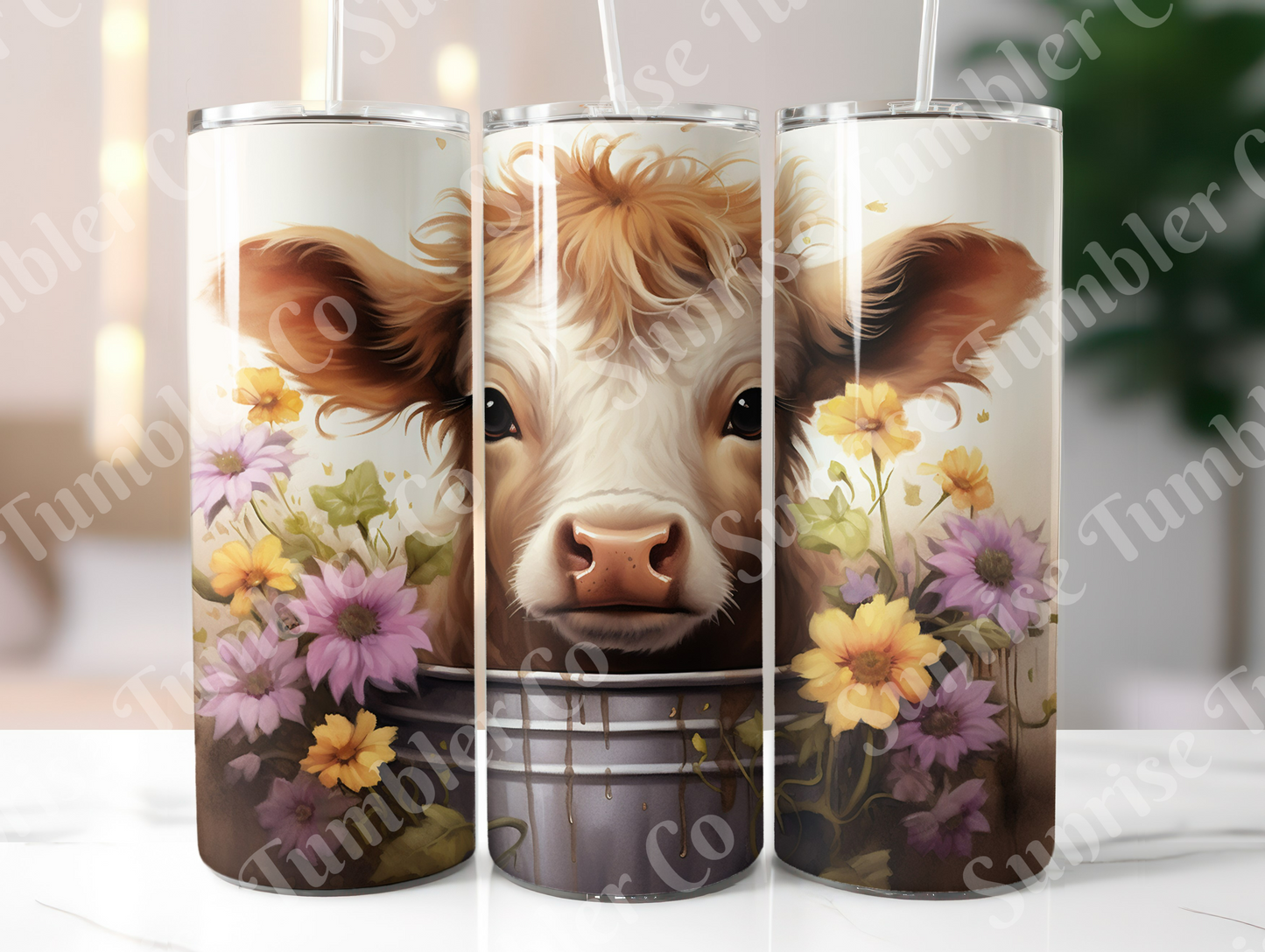 Cow Variety Part 6 - 20oz and 30oz Tumblers (Glow In The Dark Green And Blue Available)