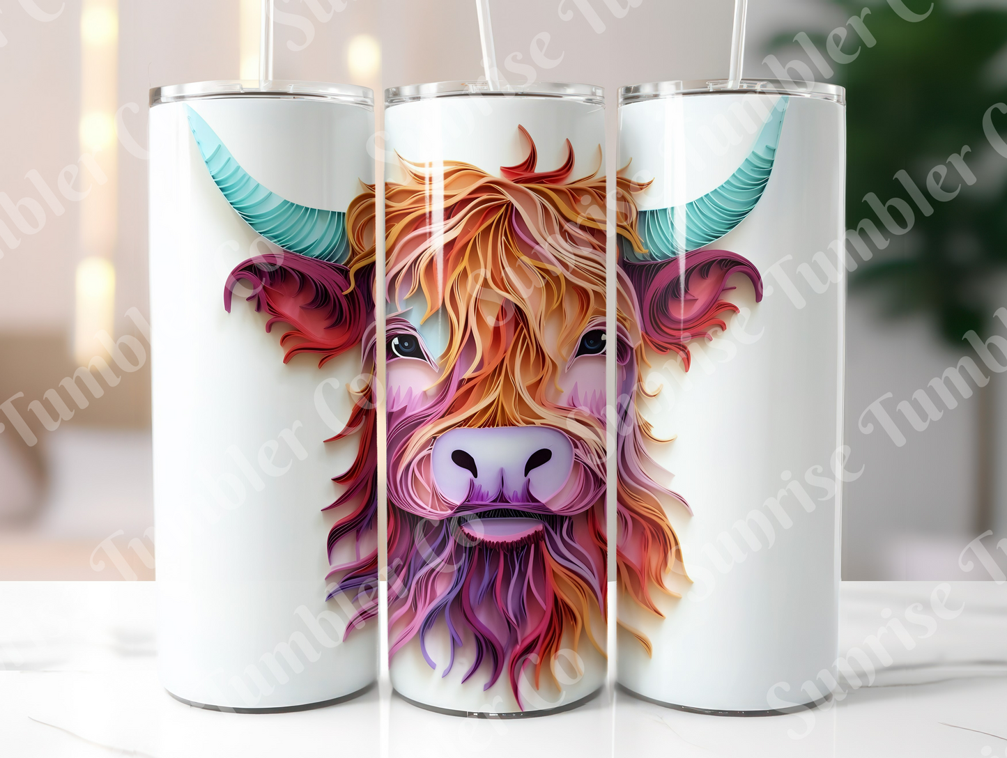 Cow Variety Part 4 - 20oz and 30oz Tumblers (Glow In The Dark Green And Blue Available)