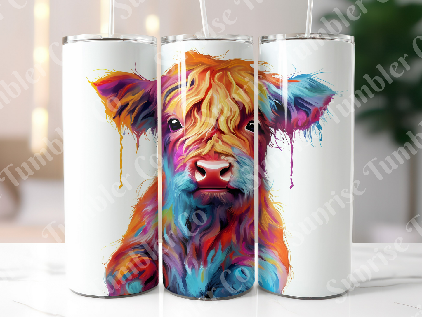 Cow Variety Part 5 - 20oz and 30oz Tumblers (Glow In The Dark Green And Blue Available)