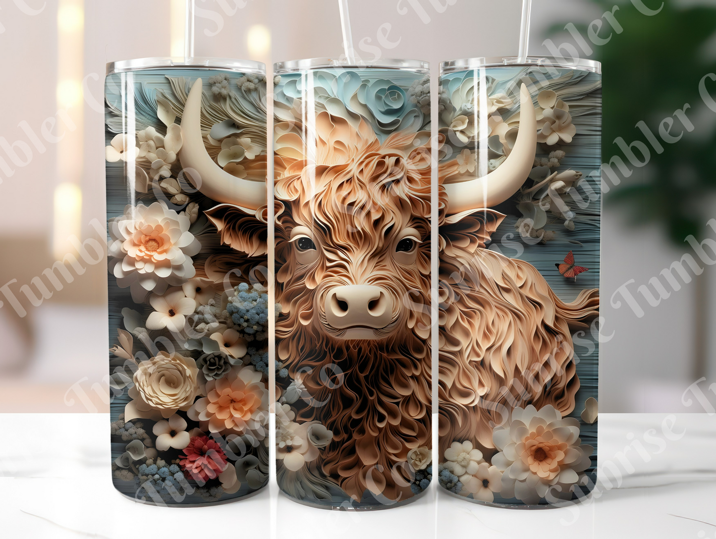 Cow Variety Part 4 - 20oz and 30oz Tumblers (Glow In The Dark Green And Blue Available)