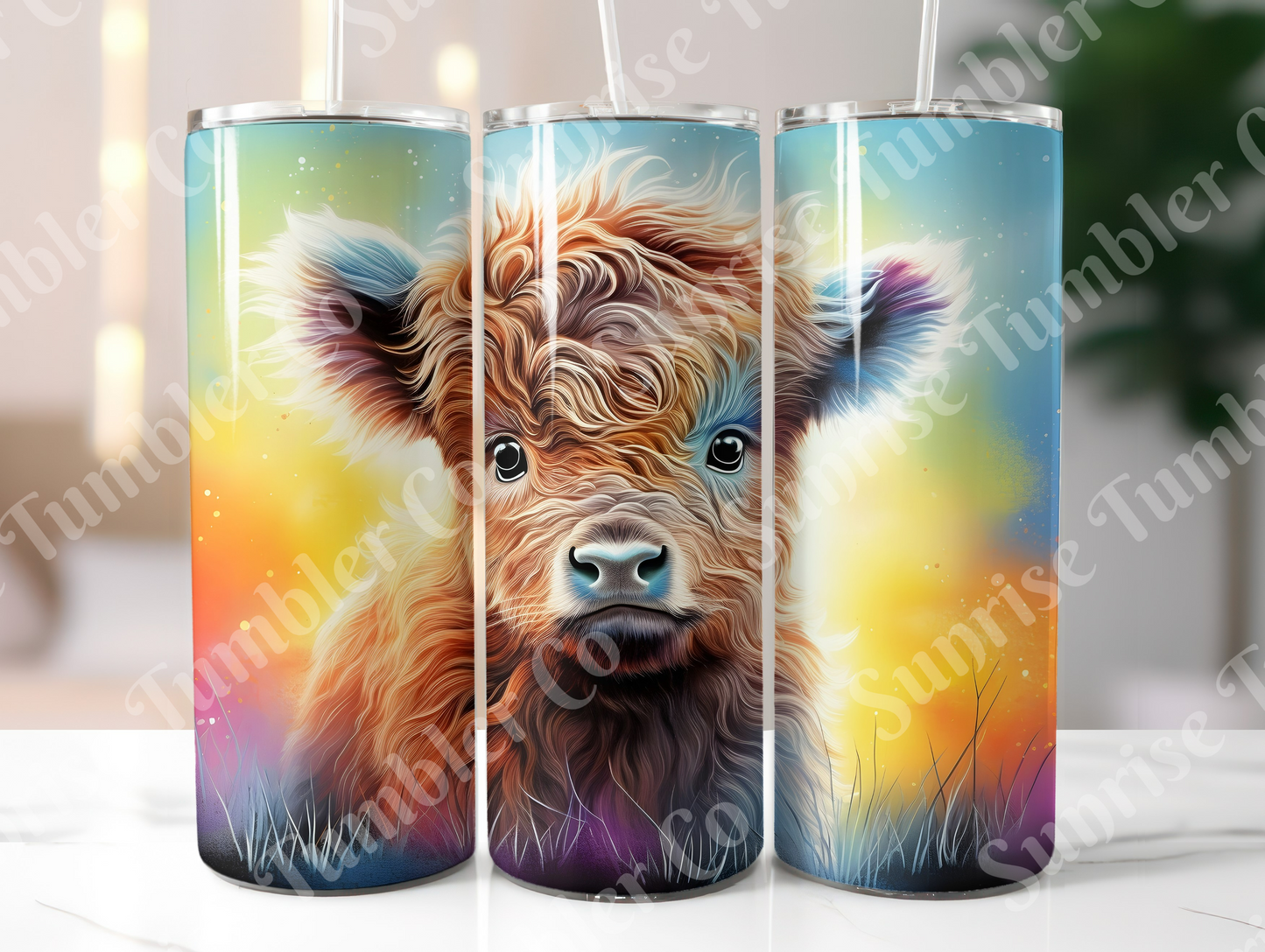 Cow Variety Part 5 - 20oz and 30oz Tumblers (Glow In The Dark Green And Blue Available)