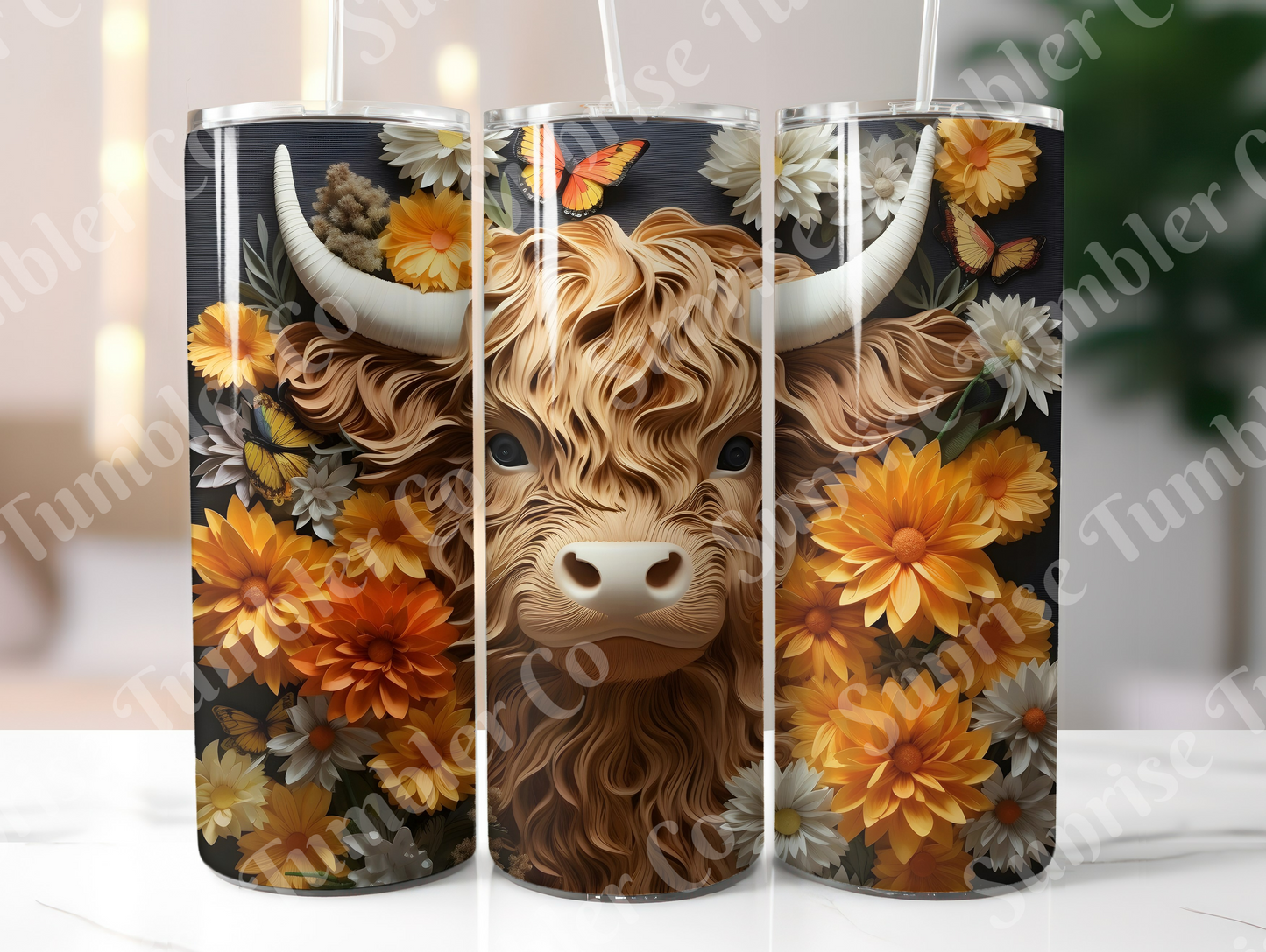 Cow Variety Part 4 - 20oz and 30oz Tumblers (Glow In The Dark Green And Blue Available)