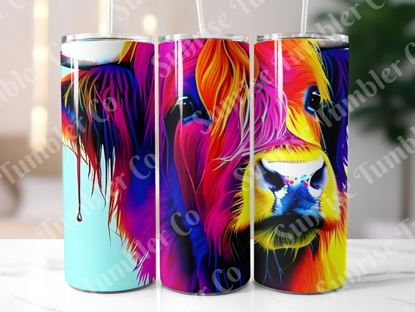 Cow Variety Part 4 - 20oz and 30oz Tumblers (Glow In The Dark Green And Blue Available)