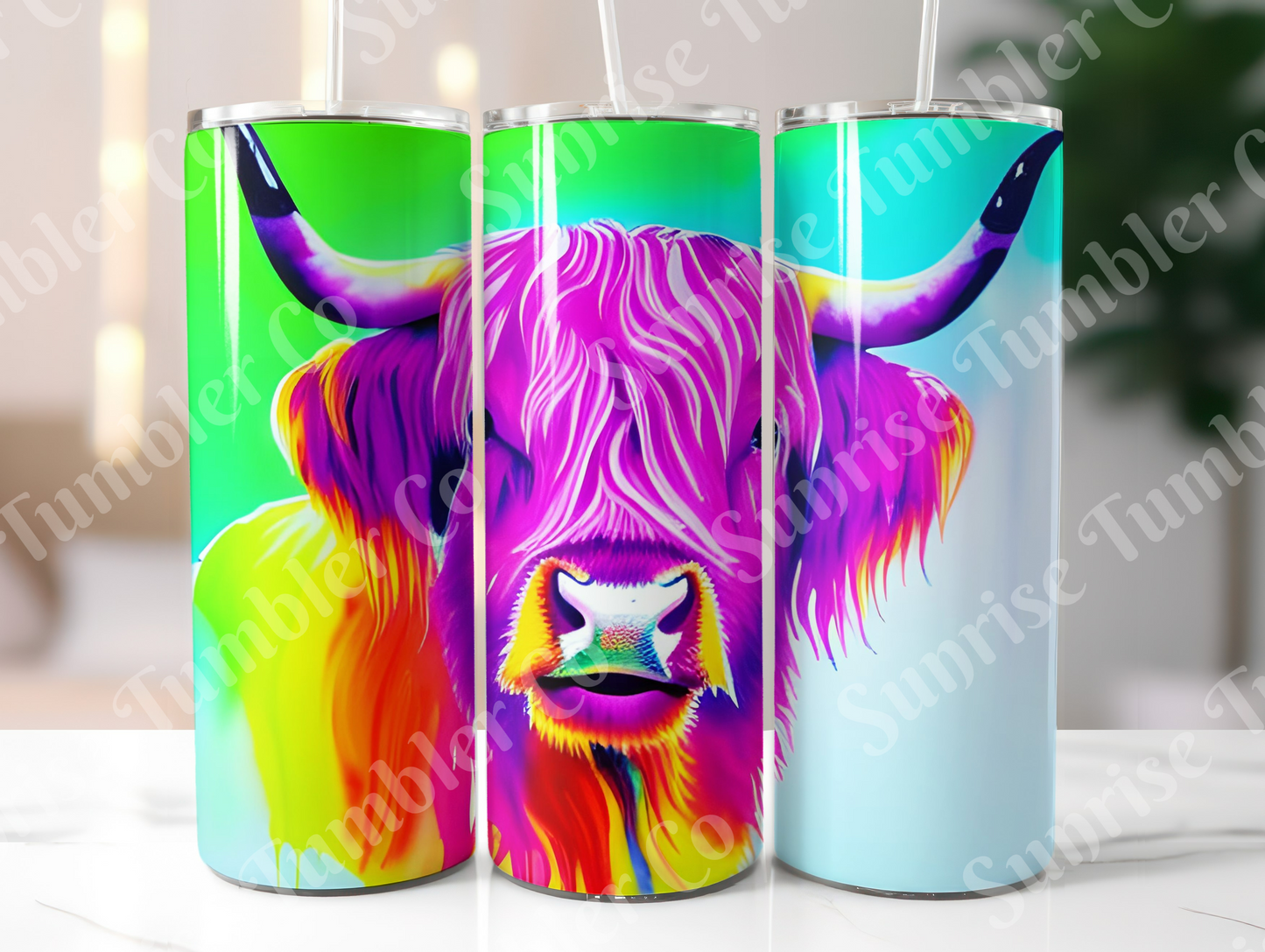 Cow Variety Part 4 - 20oz and 30oz Tumblers (Glow In The Dark Green And Blue Available)