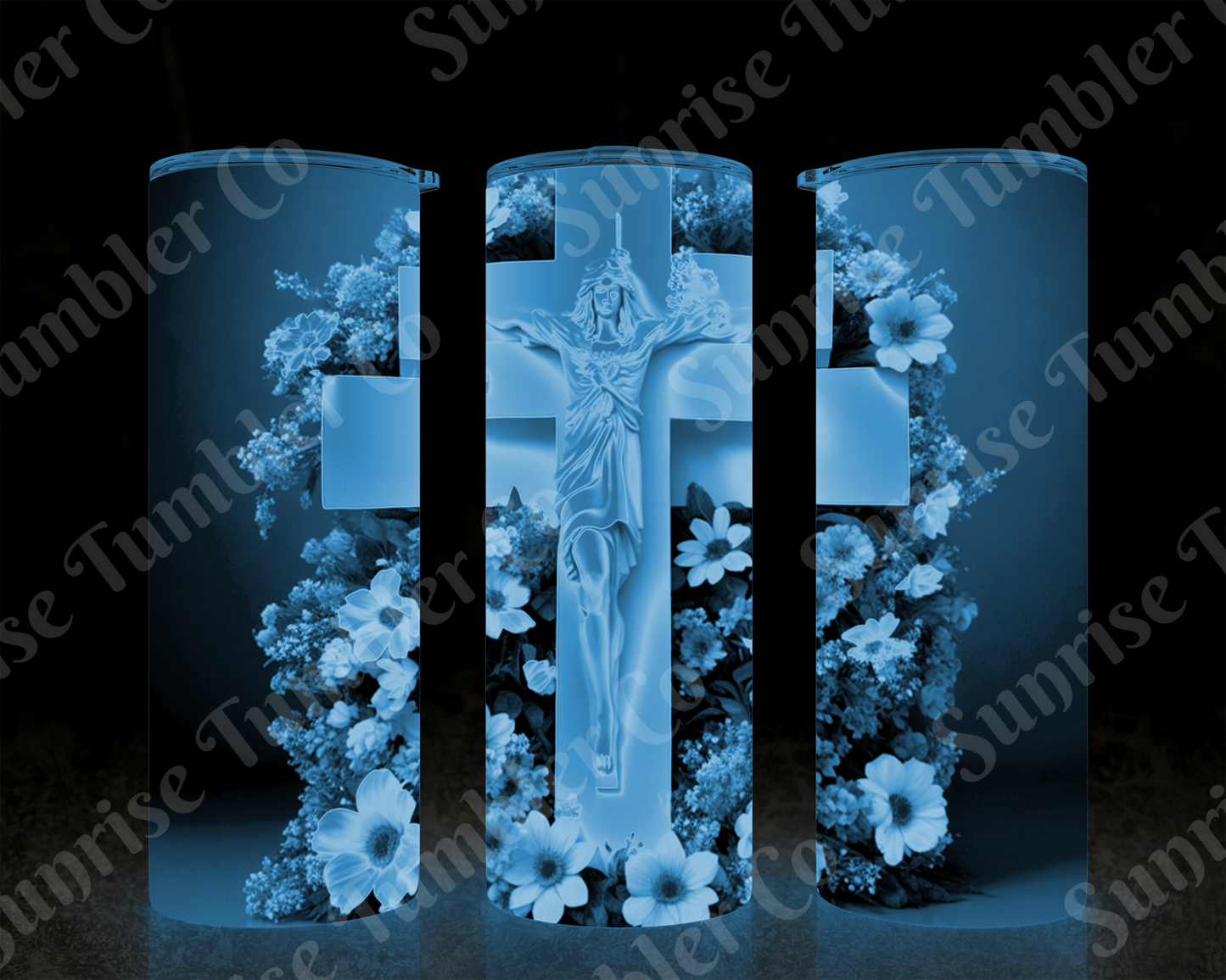 Cross Variety - 20 oz or 30 oz Tumbler (Glow In The Dark Option Available)